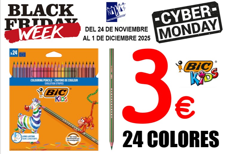 Bic lápices colores